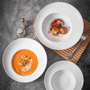 Axyaa Western Pasta Ceramic Plate: High Feeling Hotel Plate, French Creative Salad Plate