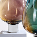 Axyaa Gradient Glass Vase Tall Terrarium Flower Arrangement Home Decor