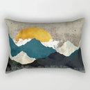 Axyaa Short Plush Rectangular Pillow Cover for Sofa, Car, Living Room - 30x50cm 40x60cm