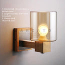 Axyaa Modern Wood Wall Lamps for Bedroom, Living Room, and Kitchen