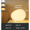 Axyaa Acrylic Pebble Table Lamp Modern LED Night Light Warm Home Decor