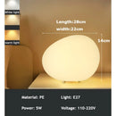 Axyaa Acrylic Pebble Table Lamp Modern LED Night Light Warm Home Decor