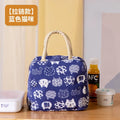 Axyaa Cartoon Fruit Thermal Picnic Lunch Bag Drawstring Tote for Women