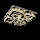 Axyaa Stainless Steel Crystal Ceiling Light - Modern Minimalist, Luxurious High-End Living Room Light