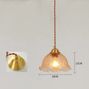 Axyaa Glass LED Pendant Lamp: Nordic Modern Home Indoor Lighting, Copper Hanglamp