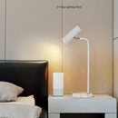 Nordic Marble Table Lamp Tricolor Light for Home Office Setup by Axyaa