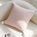 Axyaa Lily Jacquard Embroidery Pillow Cover for Sofa Living Room 45x45