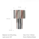 Axyaa Milan Series Art Book Desk Lamp Side Cabinet Modern Bedroom Bedside Lamp
