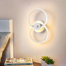 Axyaa LED Music Wall Lamp Modern Spiral Sconce for Home Decor Lighting