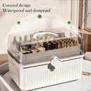 Axyaa 3-Layer Plastic Craft Organizer Box with Handle