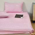 Axyaa Cotton Fitted Sheet, Fashion Stripe Design, Skin-Friendly, 180*200*30cm