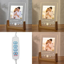 Axyaa Custom Portrait Music Night Light with Song - Romantic Anniversary Gift