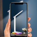 Axyaa LED Desk Lamp: Foldable, 3 Dimmable Levels, Touch Control, Eye Protection