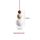 Axyaa Scandinavian Style Round Gourd Table Lamp