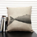 Axyaa Shark Dinosaur Linen Cushion Cover Throw Pillow Case 45x45cm