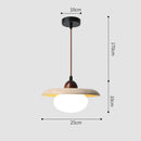 Axyaa Wabi Sabi Travertine Pendant Light - Nordic Marble Hanging Lamp
