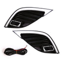 Axyaa LED Daytime Running Lights Fog Headlights for Toyota Camry SE XSE