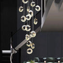 Axyaa LED Pendant Chandelier for Modern Home Decor and Indoor Lighting