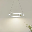 Axyaa LED Circular Hanging Pendant Lamp for Modern Home Decoration