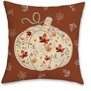 Axyaa Autumn Short Plush Pillowcase for Home Decor