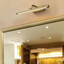 Gold Copper Wall Light Rotatable Mirror Sconce for Bathroom and Bedroom by Axyaa