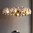 Axyaa Crystal Chandelier Pendant Light for Living Room Dining Room Ceiling