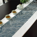 Axyaa Chinese Style Luxury Jacquard Table Runner with Tassel for Home Decor