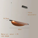 Axyaa Vintage Wood LED Pendant Light for Living Room Chandelier