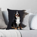 Axyaa American Akita Print Pillowcase: Cute Dog Cushion Cover for Home and Car