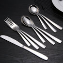 Axyaa Stainless Steel Cutlery Set - Knife, Fork, Spoon for Dining and Picnics