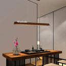 Axyaa Modern Solid Wood LED Chandelier for Dining Kitchen Living Room
