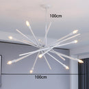 Axyaa Modern LED Staircase Chandeliers for Living Room Lighting