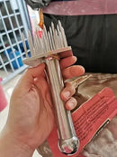 Axya Stainless Steel Meat Hammer & Tenderizer for Beef Steak
