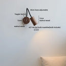 Axyaa Wooden LED Wall Light Up Down Stair Lighting Modern Nordic Bedside Lamp
