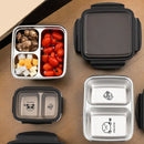 Axyaa 304 Stainless Steel Lunch Box, Leak-proof Bento Box for Students & Adults