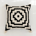 Axyaa Tufted Boho Pillow Cover with Tassels 45x45cm