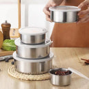 Axyaa Stainless Steel Sealed Food Bowl Set for Fresh Storage & Portability