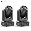 Axyaa 150W RGB LED Moving Head Light for Stage, Party, Concert, Club - 2PCS