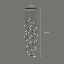 Axyaa LED Pendant Chandelier for Modern Home Decor and Indoor Lighting