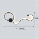 Axyaa Nordic LED Wall Lamp for Bedroom and Living Room Decor