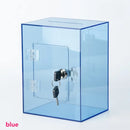 Axyaa Clear Acrylic Money Box with Lock and Keys - Large Capacity