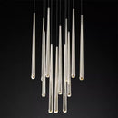 Axyaa Classic Crystal Brass Black Chandelier for Living Dining Room