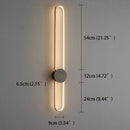 Axyaa Nordic LED Wall Sconce: Modern Luxury Indoor Lighting for Home Decor