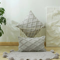 Axyaa Boho Plush Faux Wool Pillow Covers for Luxe Sofa Decor