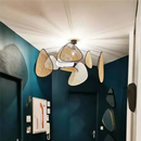 Axyaa Handmade Rattan Chandelier for Dining & Living Room Lighting