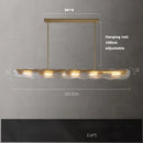 Axyaa Gold Pendant Lights - Glass Art Collection with Dimmable LED