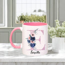 Axyaa Floral Water Cup - Personalized Tea & Coffee Mug - Creative Milk Tumbler