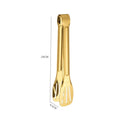 Axyaa Stainless Steel BBQ Steak Tongs - Hollow Grill Clamp & Kitchen Utensil