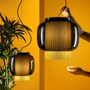 Axyaa Vintage Glass Pendant Lights - Retro Art LED Chandeliers for Home, Kitchen, Restaurant