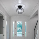 Axyaa Crystal LED Ceiling Lamps: Minimalist Lighting Fixtures for Bedroom, Living Room, Corridor